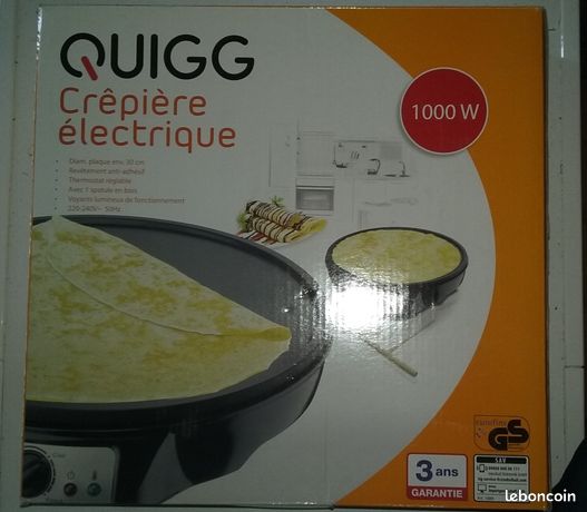 Crepiere electrique 1000w