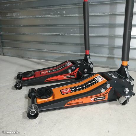 Cric extra plat double pistons 2.5 tonnes