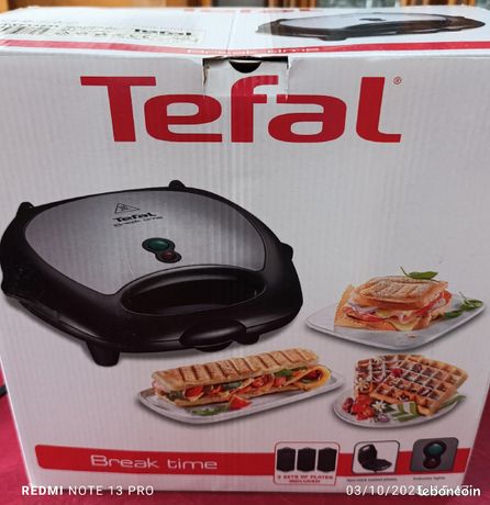 Croque gaufres 3 en 1 Tefal break time