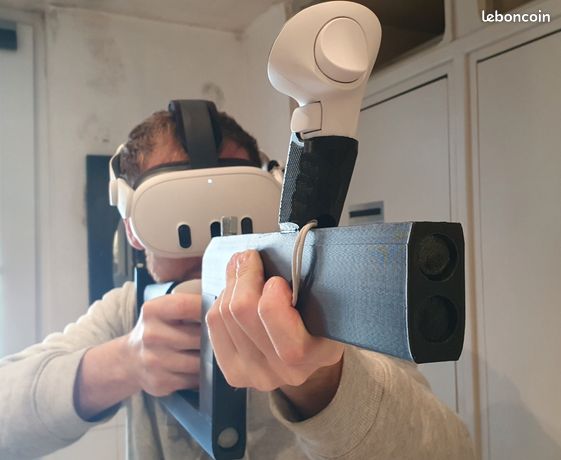 Crosse vr pour le jeu clay hunt meta quest 2 et quest 3
