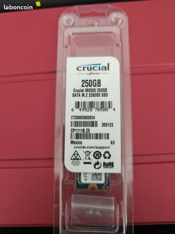 Crucial MX500 250GB SATA M2 SSD