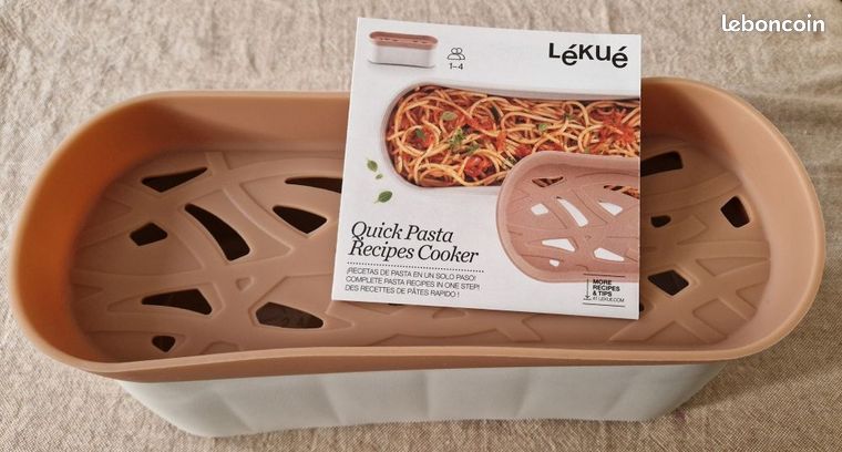 Cuiseur de pâtes Micro-ondes - Quick Pasta Recipes Cooker - Lekue