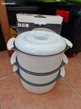 Cuiseur vapeur de la terraillon tres pratique FAIRE CHAUFFER SUR LE GAZ PLAQUE A INDUCTION