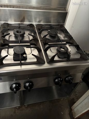 Cuisinière/Gazinière 4 feux Professionnelle Bartscher