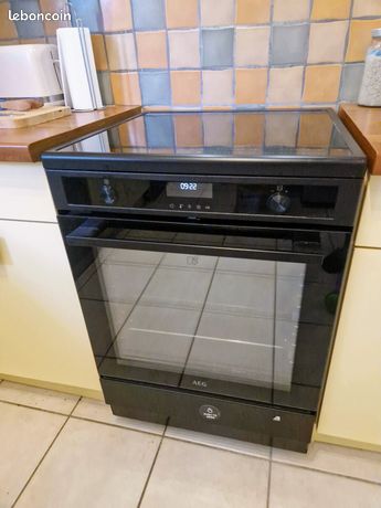 Cuisinière induction AEG CIB6490APB four Pyrolyse