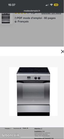 Cuisinière induction INDESIT