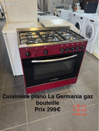Cuisinière Piano La Germania Gaz Bouteille
