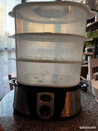 Cuit vapeur 3 étages et riz