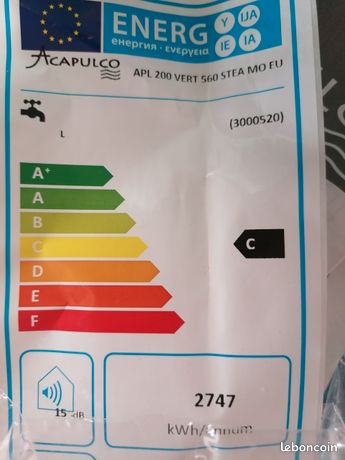 Cuve chauffe-eau Acapulco 200l neuve