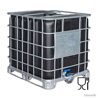 Cuve ibc noir 1000l jamais aucun produit