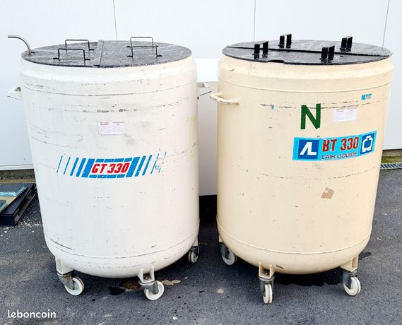 Cuves azote liquide 330 litres sur roues