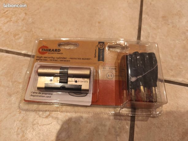 Cylinder de haut de suretè 33/33 5 cles Cobra2