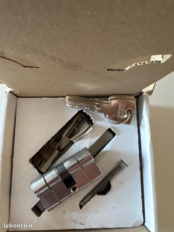 Cylindre haute sécurité ABUS 30x30mm + 5 clés