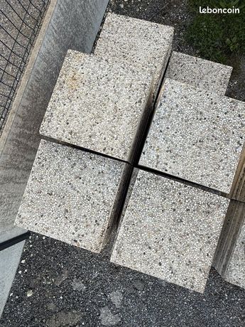 Dalle béton désactivé 40X40 X3