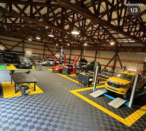 Dalles de Sol Clipsables 3D Cubiques Anc Dalle Garage Atelier Piscine 40x40cm