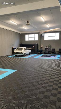 Dalles de Sol Clipsables Garage Atelier Piscine PVC Anc Dalle