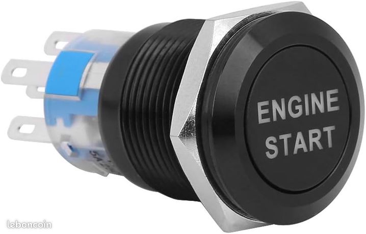 DC 12 v 50a Bouton de Moteur de démarrage de Voiture Stater démarreur d'allumage de commutateur de Bouton Poussoir de démarrage de Moteur de Voiture étanche
