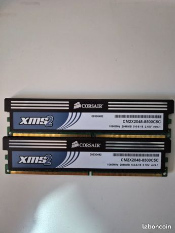 DDR2 PC 8500 2 x 2 Gb