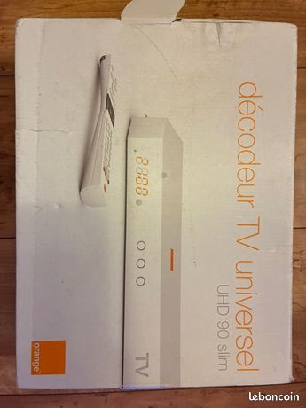 Décodeur tv universelle UHD 90 slim orange