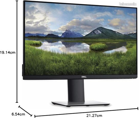 Dell P2419H Écran de PC 24" Full HD LCD à rétroéclairage LED IPS 60 Hz 8 ms Noir