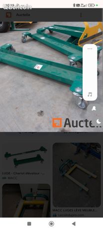 Déplace meuble macc ski a roulettes