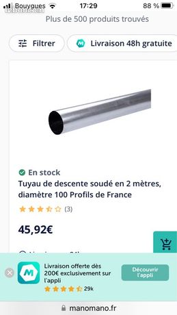 Descentes de gouttière