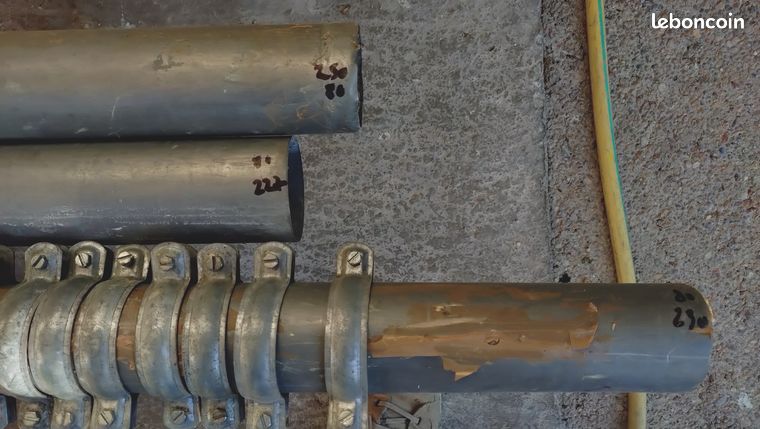 Descentes gouttiéres zinc 80