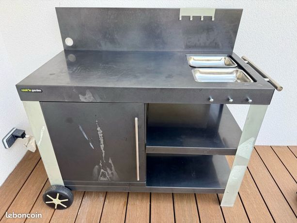 Desserte à plancha Cookin garden Nova XL avec housse