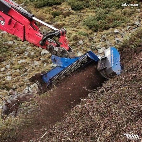 DESTOCKAGE - Broyeur forestier OSMA EN STOCK – pour pelle de 10 à 13T