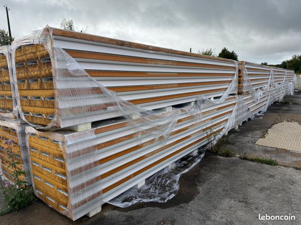 DESTOCKAGE panneau de toiture 6m épaisseur 80 mm