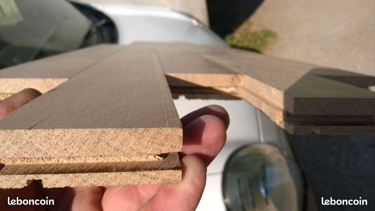 Destockage parquet chene massif ind henry millet 23mm largeur 7cm,,9cm et 18cm