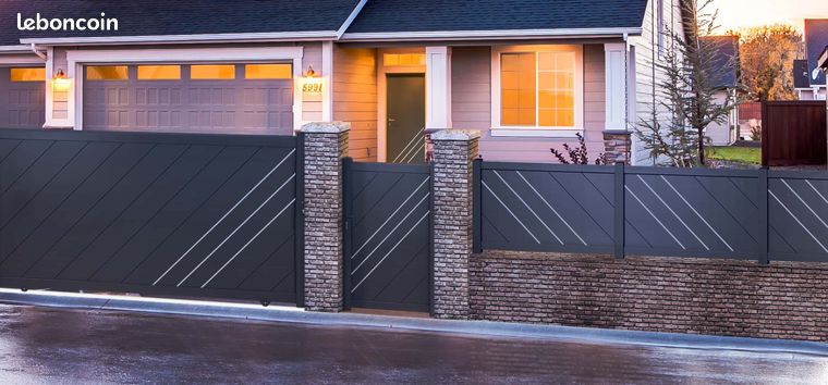 PORTAIL PORTILLON Aluminium