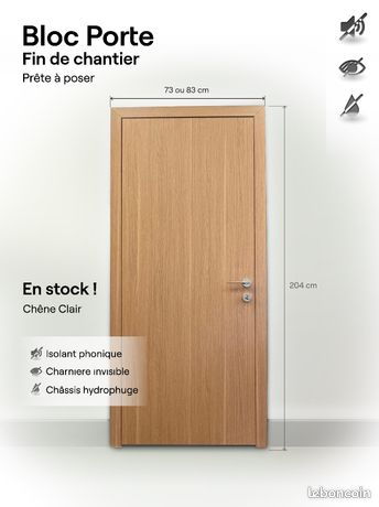 DESTOCKAGE ⚡️ Portes d’intérieur FIN DE CHANTIER ⚡️ CHARNIERES INVISIBLES ⚡️SERRURE MAGNETIQUE