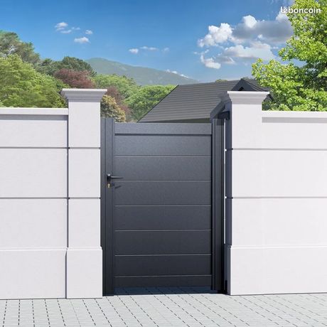 portillon aluminium 180m