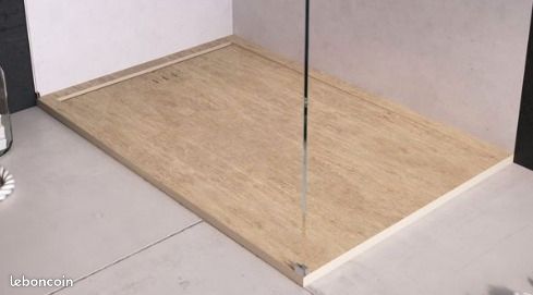 Déstockage Receveur de douche grès marron