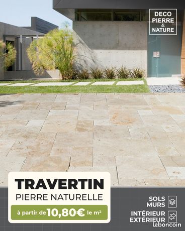 Travertin 40x60cm / Opus / Sols Murs / Interieur Exterieur