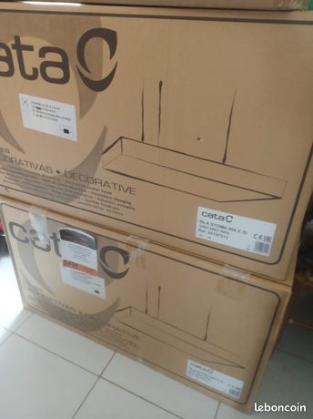 CATA Hotte ilot ISLA SYGMA 900 INOX 90cm