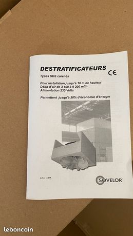 Destratificateur électrique