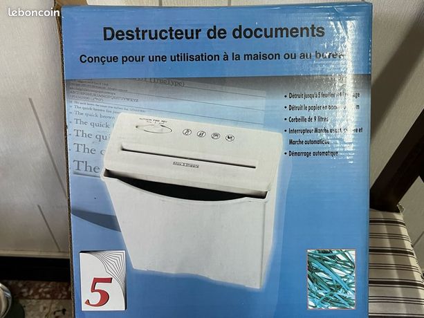 Destructeur de papier destructeur de documents
