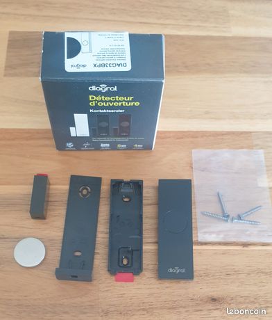 Détecteur d'ouverture anthracite MagShield DIAG33BPX