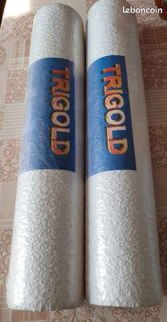Deux rouleaux Papier peint marque Trigold vintage