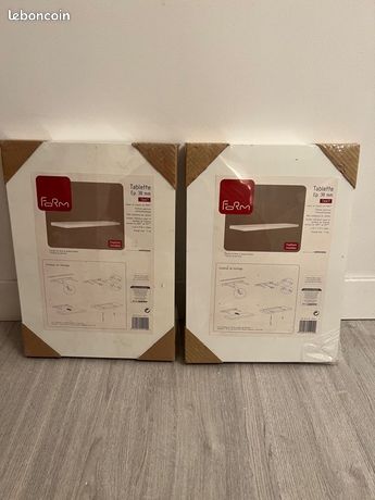 Deux tablettes étagère neuve