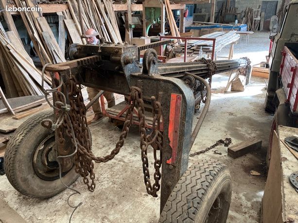 Diable chariot de transport bois