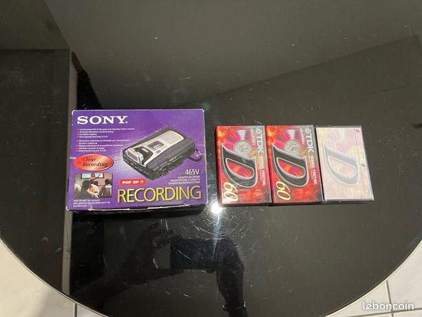Dictaphone/magnétophone Sony TCM 465 comme neuf