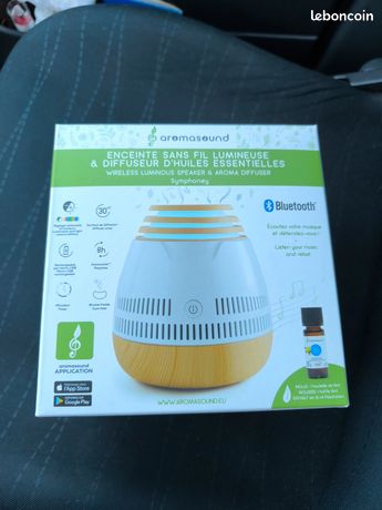 Diffuseur huiles essentielles et enceinte aromasound