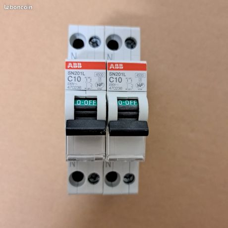 Disjoncteur 10A ABB neuf
1 seul disponible 5eur