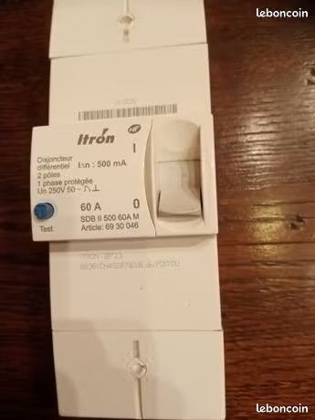 Disjoncteur 60A 500ma