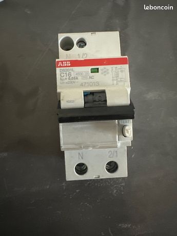 Disjoncteur ABB C16 différentiel