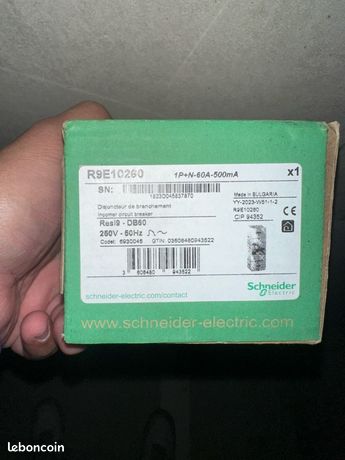 Disjoncteur de branchement Schneider