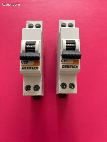 Disjoncteur Debflex 16A et 20A